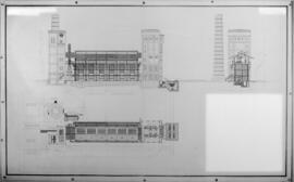 Reproducción fotográfica de plano de central eléctrica