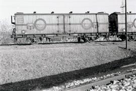 Composición de vagones TRANSFESA en Madrid