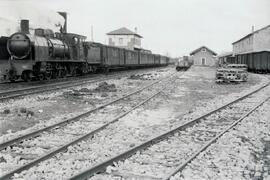Estación de Bercedo - Montija (Burgos) de la sección de Valmaseda a la Robla del Ferrocarril de l...