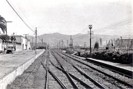 Estación de San Andrés Condal de la línea de Barcelona a Portbou o de Barcelona a Cerbère