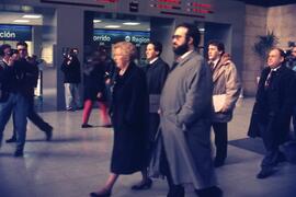 Visita de Mercè Sala, Presidenta de RENFE, a la estación de La Coruña - San Cristóbal