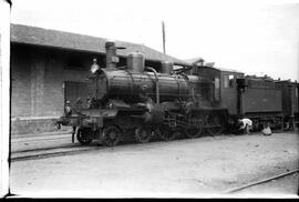 Locomotora de vapor y su ténder RENFE 230 - 4024 (Ex MZA 674) (Serie RENFE 230-4001 a 4105) (Seri...