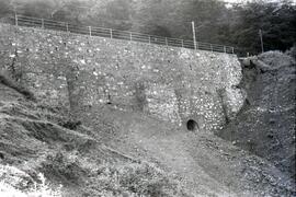 Viaducto de La Regerona, en el km 67,779 de la línea de León a Gijón, dentro del término municipa...