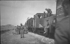 Maniobras en Cuatro Vientos del Servicio Militar de Ferrocarriles