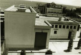 Subestación eléctrica de Garraf, perteneciente al proyecto de electrificación del "Ocho Cata...