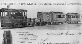 Membrete de la casa constructora Julius G. Neville & Co.