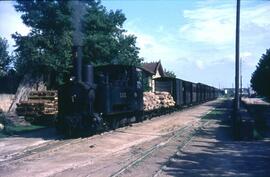 Locomotora de vapor nº 6 del Ferrocarril San Feliu de Guixol a Gerona (SFG), con rodaje 031 T y f...