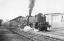 Locomotora de vapor 231 + 132 T de la serie 462-0401 a 0406 de RENFE "Garratt", concret...