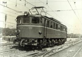 Locomotora eléctrica de la serie 274 - 001 a 024 de RENFE, ex Norte nº 7409, denominada Bañera