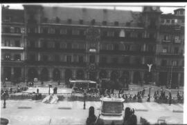 Verbena en la plaza Mayor de Madrid