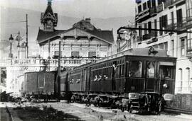 Estación de Bilbao - La Naja del ferrocarril de Bilbao a Portugalete y de Triano (BPT)