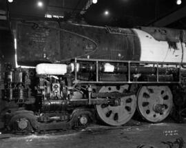 Prototipo 6110 de T1 de locomotora de vapor para Pennsylvania Railroad en 1942 por la fábica de B...
