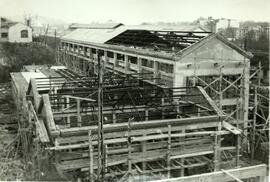 Modificación del depósito de locomotoras de la estación de Príncipe Pío de Madrid. Línea de Madri...