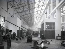 Talleres de Material Fijo de la estación de Valladolid - Campo Grande de la línea de Madrid a Irún