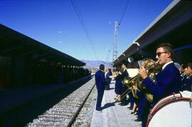 Inauguración del tramo de la línea de Cercanías de Tres Cantos. Fue inaugurado por el ministro de...