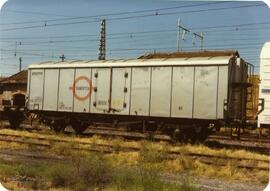 Vagón cerrado TRANSFESA / Interfrigo con numeración 14 RIV 71 RENFE 089 - 0 - 101 - 7