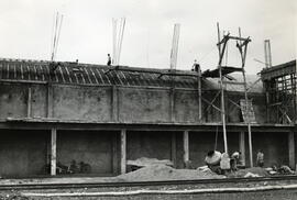 Estación de León en la línea de Palencia a La Coruña