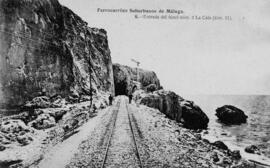 Entrada del túnel nº 2 de la línea Málaga-Vélez de los Ferrocarriles Suburbanos de Málaga