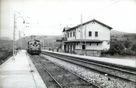 Estación de Santa Cruz de Iguña, situada en el municipio cántabro de Molledo