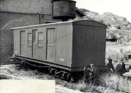 Vagón J fh 135 de de la Compañía de los Ferrocarriles y Transportes Suburbanos de Bilbao (FTS), d...