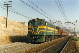 Locomotora diésel - eléctrica 321 - 070 de la serie 321 - 001 a 080 de RENFE, ex 2170 de la serie...