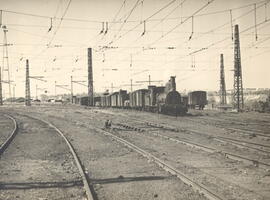 Electrificación en la estación de Peñuelas en Madrid