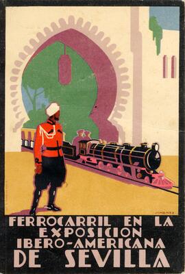 Ferrocarril en la Exposición Ibero-americana de Sevilla