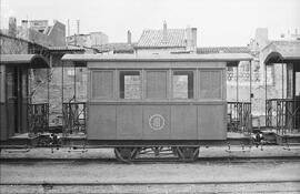 Coches de viajeros de 2 ejes del Tranvía a vapor o Ferrocarril de Onda al Grao de Castellón de la...