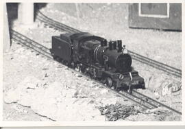 Maqueta de la locomotora MZA 3100