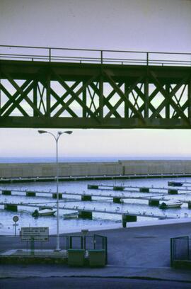 Puente metálico en Oropesa del Mar