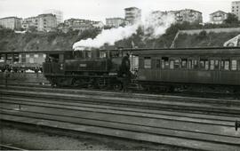 Locomotora de vapor 131 T nº 12 "Acebal" del Ferrocarril del Cantábrico, anteriormente ...