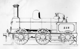 Gráficos de locomotoras de vapor / material rodante