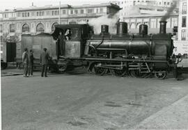 Locomotora de vapor 130 + 2 T nº 24 "Pesués" del Ferrocarril del Cantábrico en Santande...