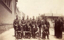 Soldados del Regimiento de Movilizaciones y Prácticas de Ferrocarriles