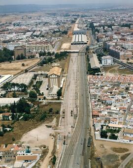 Panorámica de la red arterial ferroviaria de la estación de Córdoba