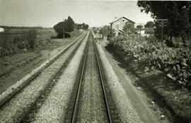 TÍTULO DEL ÁLBUM : Parte semestral de obras / Red Nacional de los Ferrocarriles Españoles. Vía y ...