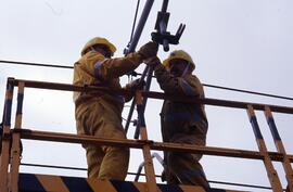 Mantenimiento y renovación de catenaria de alta velocidad