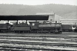 Playa de vías en la estación de Cistierna del Ferrocarril de la Robla