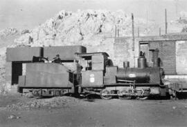 Locomotora de vapor 030 T nº 1 del Ferrocarril de Valdepeñas a Puertollano, denominada "Vito...