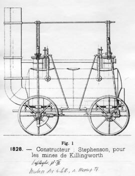 Gráficos de locomotoras de vapor / material rodante