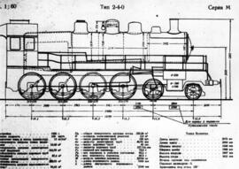 Gráficos de locomotoras de vapor / material rodante