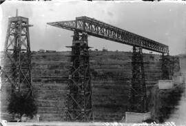 Viaducto metálico de Santa Ana de la línea de vía estrecha de Alicante a Villajoyosa y Denia de l...