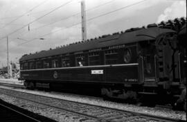 Coche restaurante 4094 D de la Compañía Wagons Lits, formando parte de una composición de viajero...