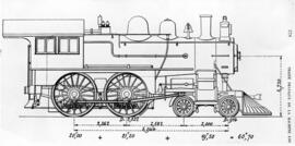 Gráficos de locomotoras de vapor / material rodante