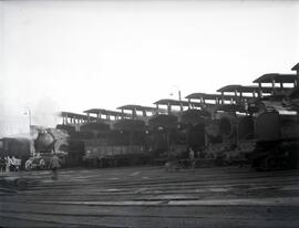 Depósito de Material y Tracción de la estación de Valladolid - Campo Grande de la línea de Madrid...