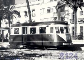 Automotor AM 1 del Ferrocarril de Alicante a Denia de la Compañía de los Ferrocarriles Estratégic...