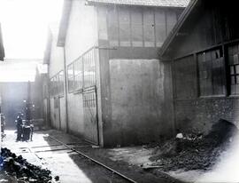 Talleres generales de la estación de Valladolid - Campo Grande de la línea de Madrid a Irún