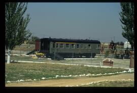 Coche mixto de 1ª clase / cafetería AAr 3303 de la serie AAr 3301 a 3305 de RENFE, fabricada por ...