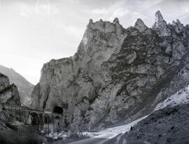 Viaducto de las Termópilas (Pancorbo - Burgos), en la línea Madrid a Irún