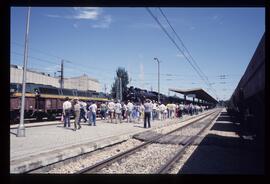 Composición del Tren de la fresa detenida en Aranjuez